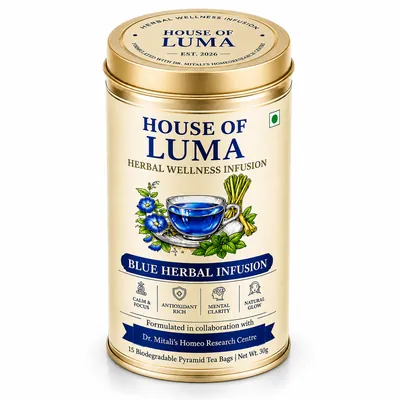 Blue Herbal Infusion keepsake tin